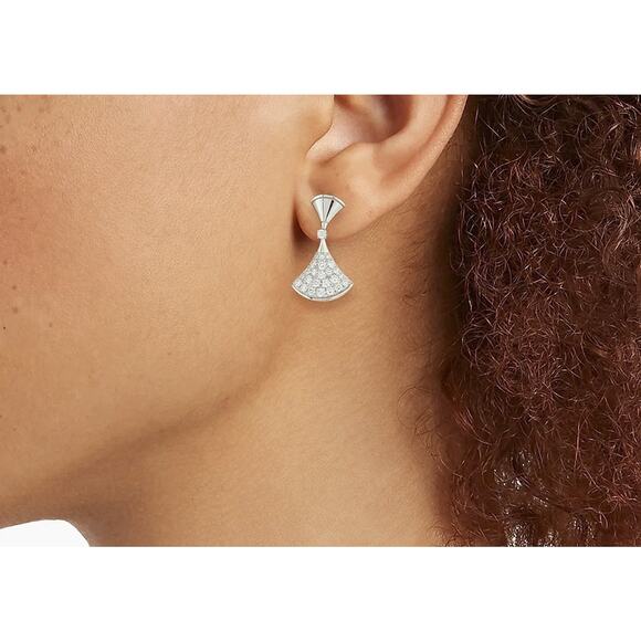 Bvlga*l style Divas' Dream earrings in silver - Picture 6 of 6